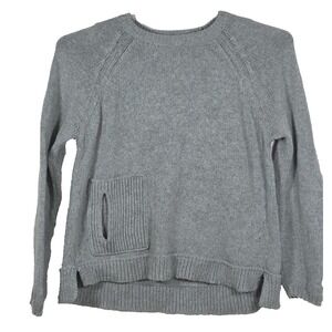 PureJill Womens XL Sweater Light Green Wool Blend Knit Pullover Cozy Soft